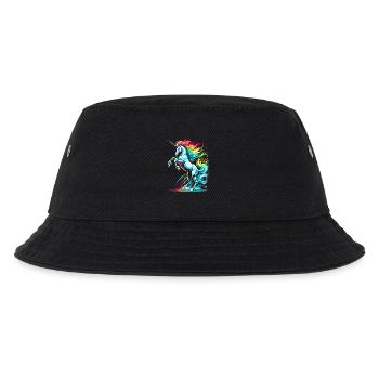 Vibrant néon licorne tolérance illustration - Bob Enfant - noir - Devant