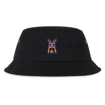 Wallaby Australia Outback Wild Sweet Kangaroo - Kids’ Bucket Hat - black - Front
