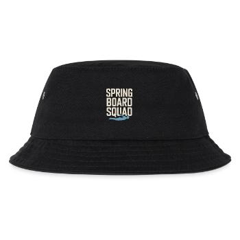 Kunstspringen Turmspringer Sprungbrett - Kinder Bucket Hat - Schwarz - Vorne