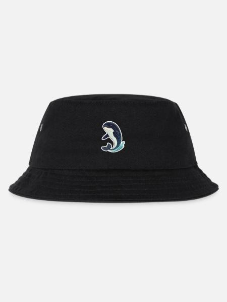 Wal - Kinder Bucket Hat - Schwarz