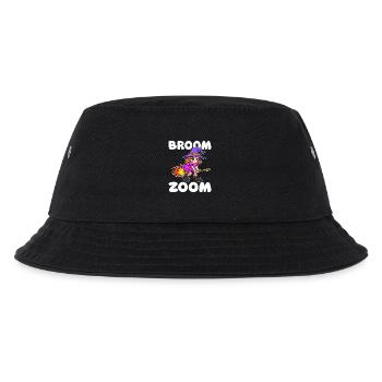 BROOM ZOOM - WITCH HALLOWEEN - Kids’ Bucket Hat - black - Front