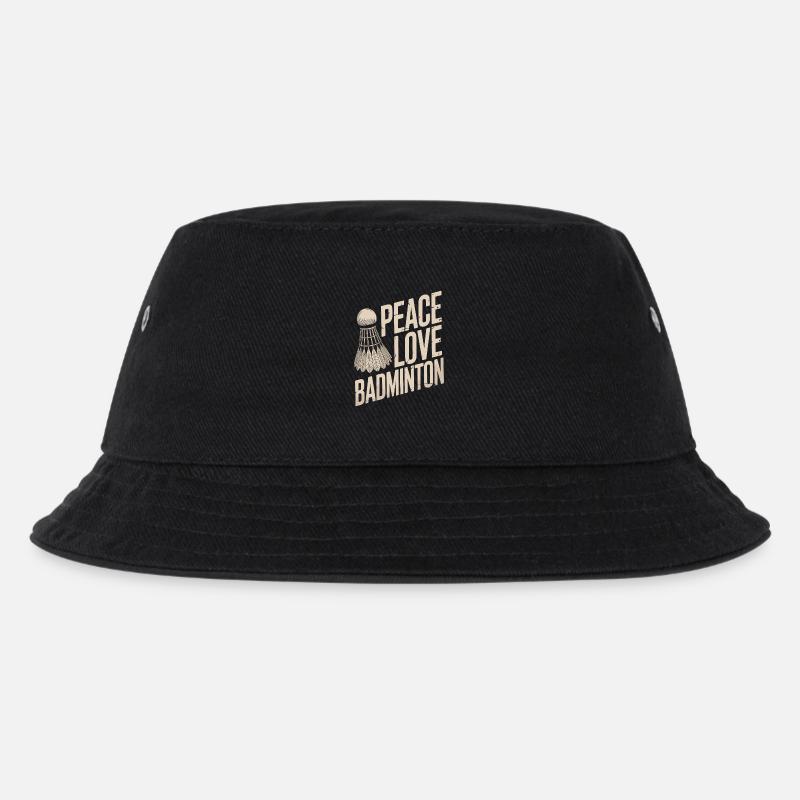 Conception de badminton Peace Love - Bob Enfant - noir