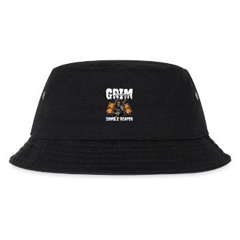 GRIMMIGER ZOMBIE REAPER - ZOMBIE HALLOWEEN - Kinder Bucket Hat - Schwarz - Vorne