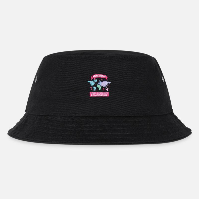 Long-distance relationship - Kids’ Bucket Hat - black