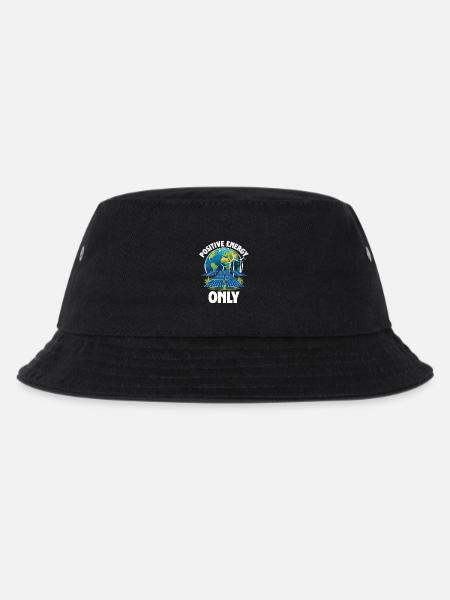 Erneuerbare Energie Positive Energy Only - Kinder Bucket Hat - Schwarz