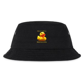 Rubber Duck NOT WITHOUT MY DUCK - Kids’ Bucket Hat - black - Front