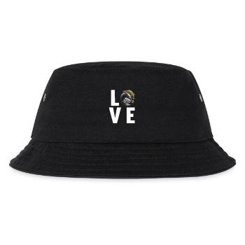Drachen Drache - Kinder Bucket Hat - Schwarz - Vorne