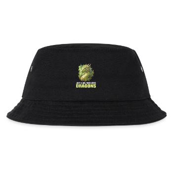Drachen Drache - Kinder Bucket Hat - Schwarz - Vorne