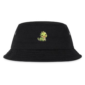 Dino Dinosaur Dinosaur - Kids’ Bucket Hat - black - Front