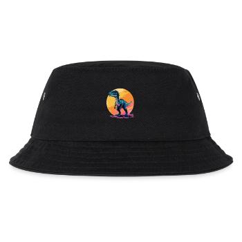 Dino Dinosaur Dinosaur - Kids’ Bucket Hat - black - Front