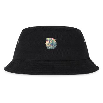 Dino Dinosaur Dinosaur - Kids’ Bucket Hat - black - Front