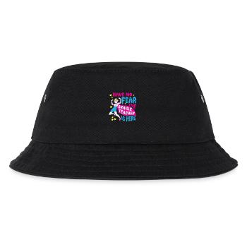 Braille Lehrer Blindenschrift Punktum - Kinder Bucket Hat - Schwarz - Vorne