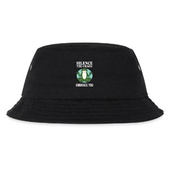 Bring Das Chaos Zum Schweigen und dich umarmen - Kinder Bucket Hat - Schwarz - Vorne