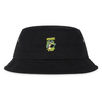 Braille Lehrer Blindenschrift Punktum - Kinder Bucket Hat - Schwarz - Vorne