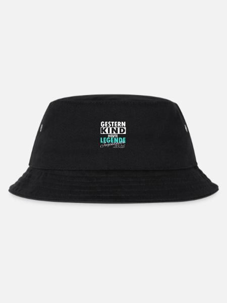 Jugendweihe 2026 Gestern Kind Heute Legende - Kinder Bucket Hat - Schwarz