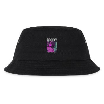 Pas aujourd’hui Société Streetwear style Phonk motif - Bob Enfant - noir - Devant