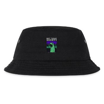 Not Today Society Phonk Music Aesthetic Edgy - Kinder Bucket Hat - Schwarz - Vorne