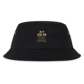 Fragen Sie mich über den Kauf oder Verkauf von Häu - Kinder Bucket Hat - Schwarz - Vorne