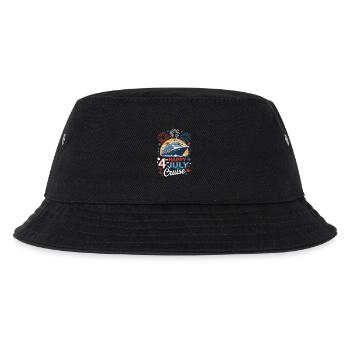Patriotic Cruise Trip Independence Day 4th of July - Kinder Bucket Hat - Schwarz - Vorne