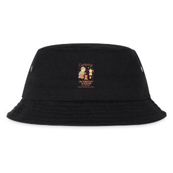 Camping a life without a home funny camper saying - Kids’ Bucket Hat - black - Front
