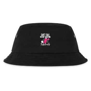 Asthma Asthmatiker Too Busy Breathing Fabulously - Kinder Bucket Hat - Schwarz - Vorne