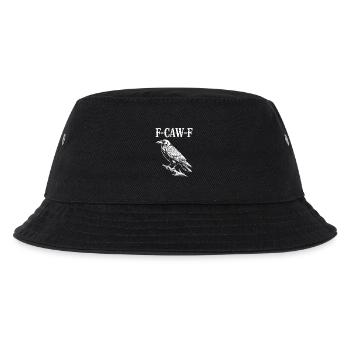 F-Caw-F Meme Krähe - Kinder Bucket Hat - Schwarz - Vorne
