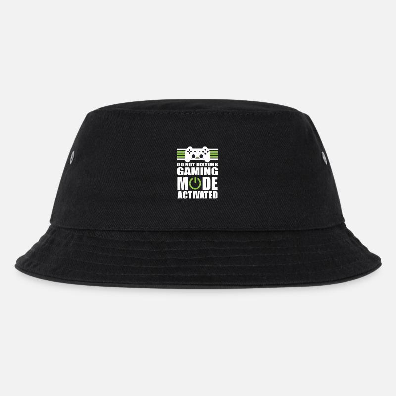 Gaming Mode Do Not Disturb - Kids’ Bucket Hat - black