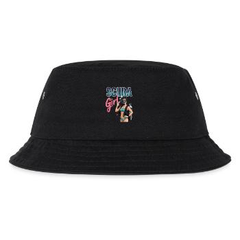Scuba Girl Tauch-Design - Kinder Bucket Hat - Schwarz - Vorne