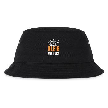 Mallorca BLEIB MIR FERN Anti Flirt Lustiges - Kinder Bucket Hat - Schwarz - Vorne