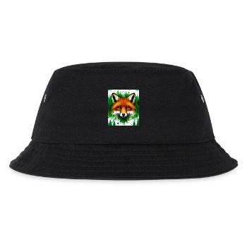 fox - Kids’ Bucket Hat - black - Front
