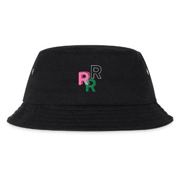 Buchstabe R - Kinder Bucket Hat - Schwarz - Vorne