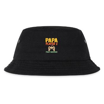 Mutter Vater Papa Mama Tochter Sohn - Kinder Bucket Hat - Schwarz - Vorne