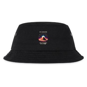 XP-Grind: Pyramide für Pyramide | Ägypten RPG - Kinder Bucket Hat - Schwarz - Vorne