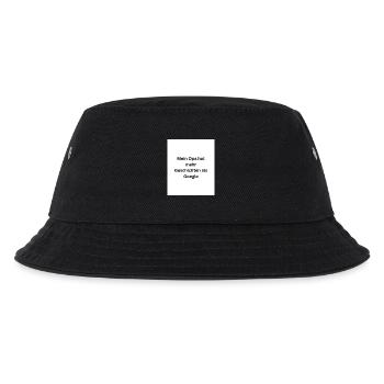 Opa schlägt Google  - Kinder Bucket Hat - Schwarz - Vorne
