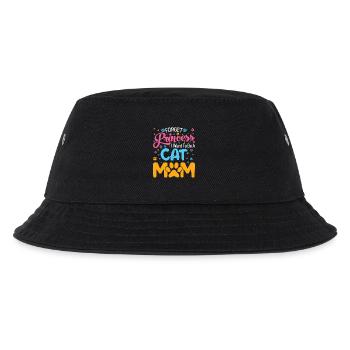 Ich will Katzenmama sein - Kinder Bucket Hat - Schwarz - Vorne