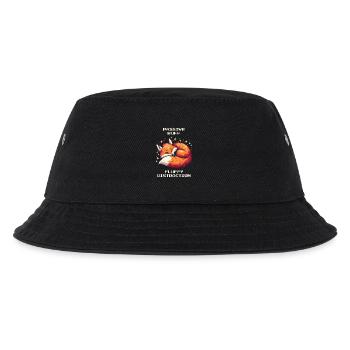 Passive Stärkung: flauschige Ablenkung | Fuchs - Kids’ Bucket Hat - black - Front