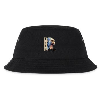 Gorrila UNLEASHED - Gym  - Kinder Bucket Hat - Schwarz - Vorne
