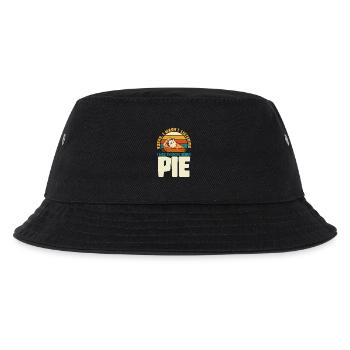 Pie Thinker Meme: I Think of Cake - Kids’ Bucket Hat - black - Front