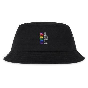 It's Hard To Be A Normal I'm A Furry - Kids’ Bucket Hat - black - Front