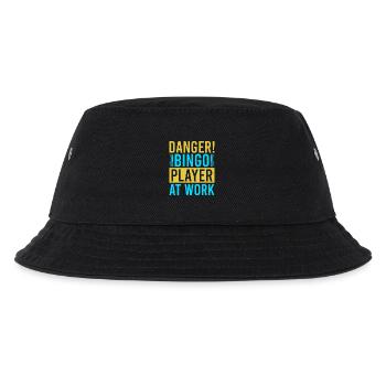 Bingo Game Danger Bingo Player At Work Bingo - Kids’ Bucket Hat - black - Front