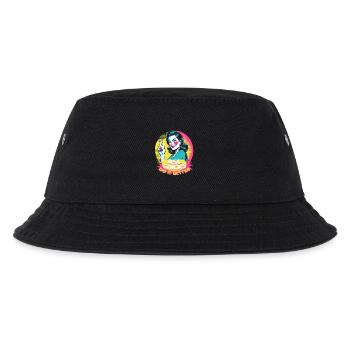 ASL Dolmetscher Gebärdensprache ASL Chicks - Kinder Bucket Hat - Schwarz - Vorne
