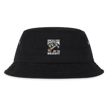 Wenn ich es nicht reparieren kann - Kinder Bucket Hat - Schwarz - Vorne