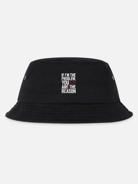 If I'm The Problem You Are The Reason Resilience - Kids’ Bucket Hat - black