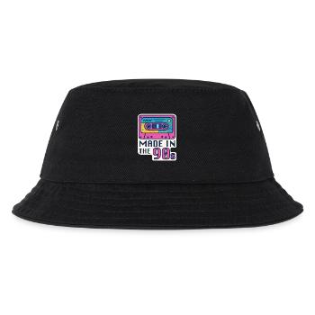 Cassette 90s Nostalgia Design - Kids’ Bucket Hat - black - Front