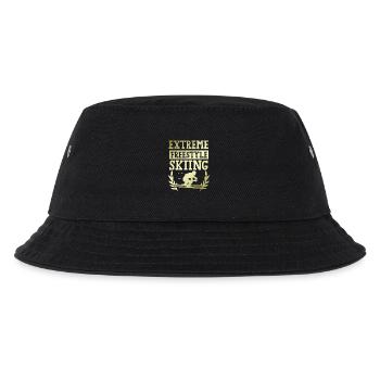 freestyle ski - Kinder Bucket Hat - Schwarz - Vorne