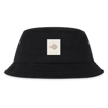 Mein Lieber Scholli Fischdesign - Kinder Bucket Hat - Schwarz - Vorne