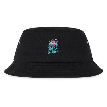 Synchronschwimmen Kunstschwimmen Wassersport - Kinder Bucket Hat - Schwarz - Vorne