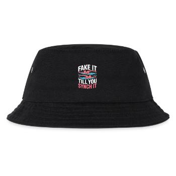 Synchronschwimmen Kunstschwimmen Wassersport - Kinder Bucket Hat - Schwarz - Vorne