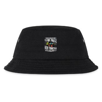 Landwirt - Kinder Bucket Hat - Schwarz - Vorne