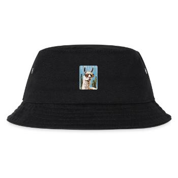 Lama - Kinder Bucket Hat - Schwarz - Vorne